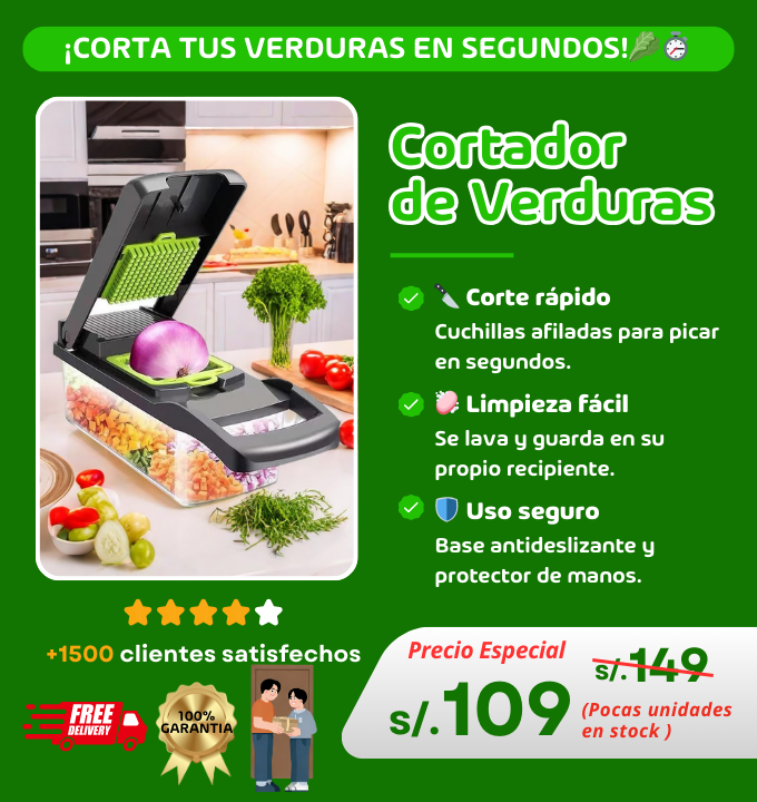 CORTADOR DE VERDURAS PLUS
